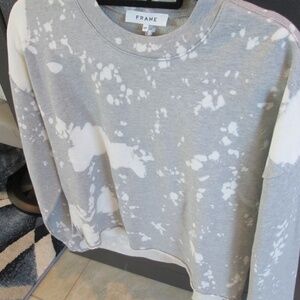 FRAME Easy Shirttail Sweatshirt - NWT - Size Small